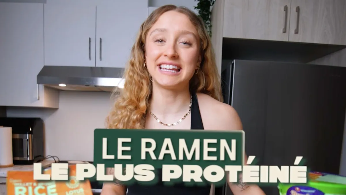 Coach Math en cuisine, vidéo « Le ramen le plus protéiné »